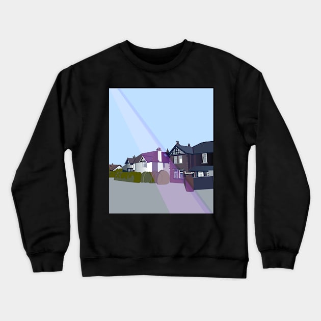 Teesside Houses Crewneck Sweatshirt by juliechicago